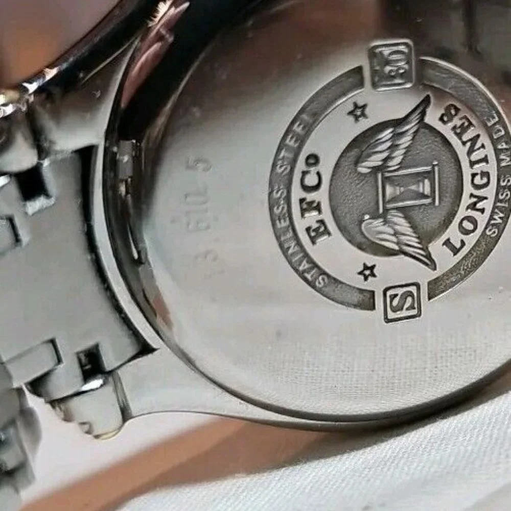 Vintage 1969 Longines Golden Wing Gold Mens Watch L3.610.5 35mm Stainless Steel - Picture 7 of 13